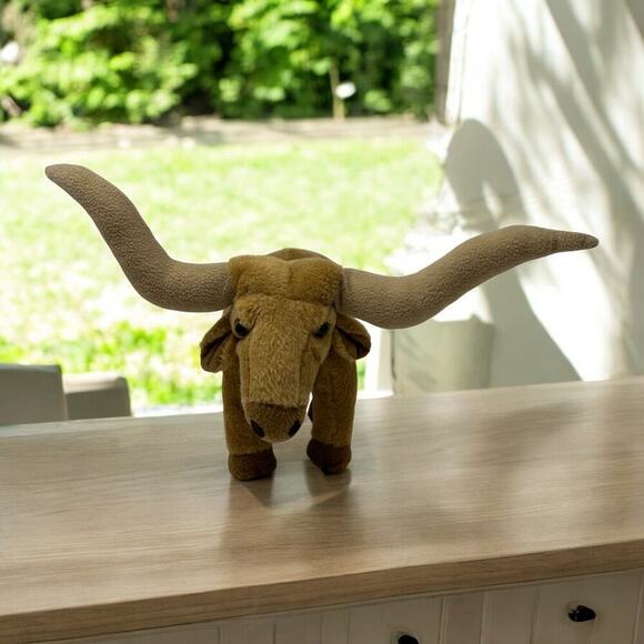 Fiesta Other - Fiesta Longhorn Standing Bull 12" Plush Stuffed Rancher Animal Texas Cowboy Toy